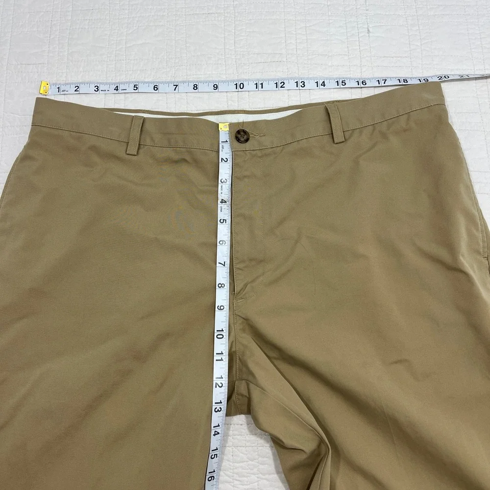 LL Bean Classic Fit Chino Pants Mens 40x31* Khaki Tan 100% Cotton Straight